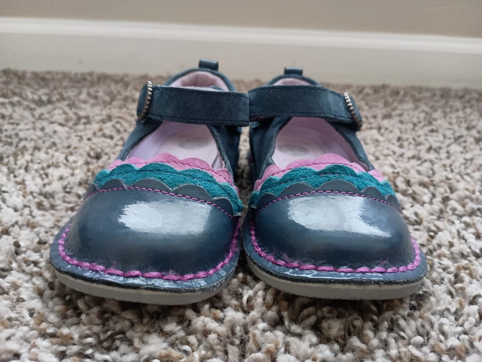 Stride Rite Medallion Collection Niñas Talla 8 W Zapato Evelyn Cuero Clásico Foto 4 de 4