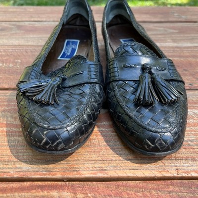 Bragano Cole Haan Woven Leather Loafers 11.5 Made in Italy  display picture 2