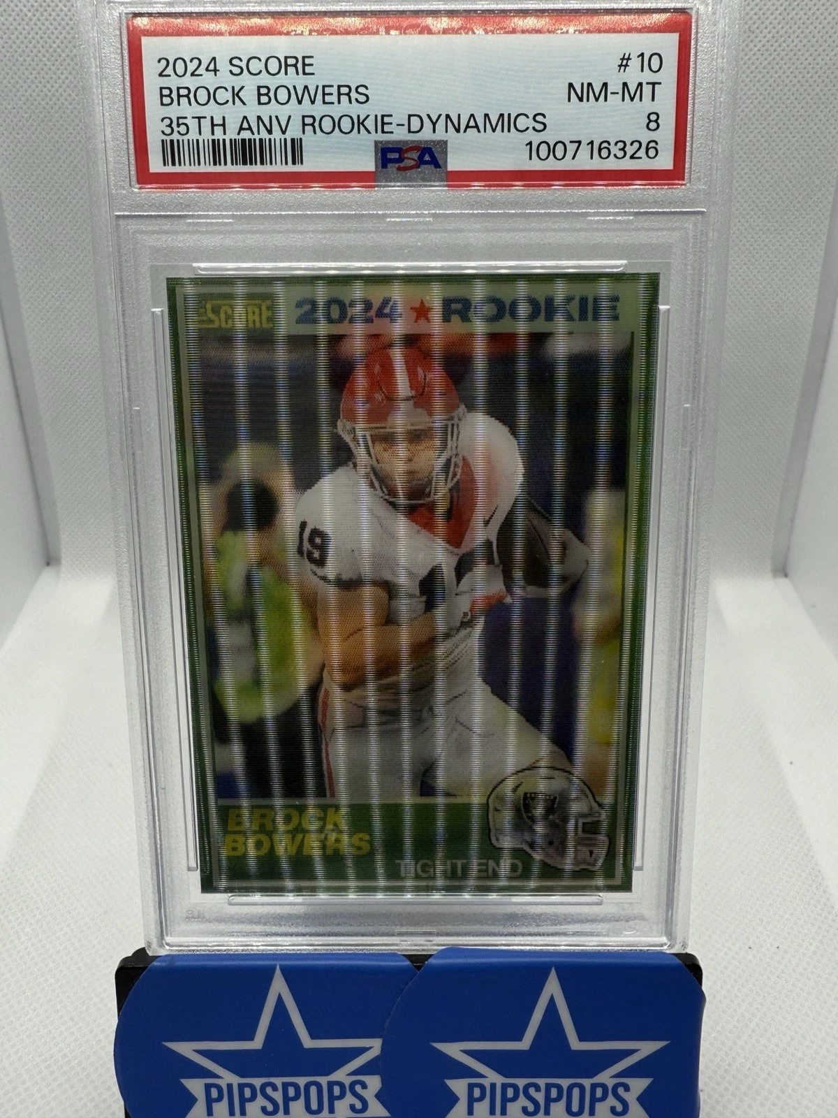 Brock Bowers Panini Score 35th Anniversary Rookie #10 Dynamics