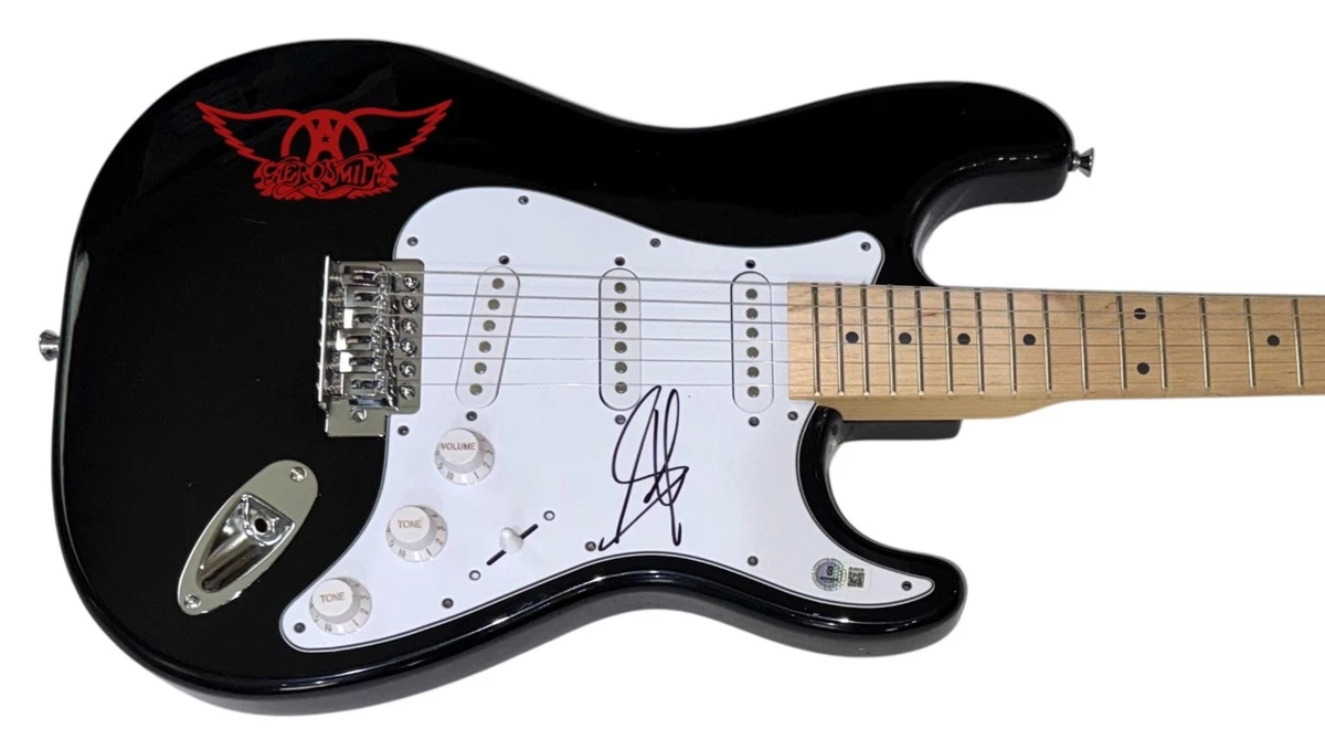 Aerosmith Signed In Original Autographed Rock & Pop Guitars
