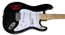 Steven Tyler AEROSMITH Signed Electric Guitar Autograph Band Singer Beckett COA