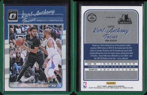 2016 Donruss Optic Basketball Holo Karl-Anthony Towns #128