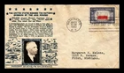 US COVER POLAND OVERRUN COUNTRIES FDC SCOTT 909 CROSBY PHOTO CACHET