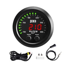 ZHSYMX Universal 52mm Water Temperature Gauge with Alarm and 1/8 Npt Sensor C...