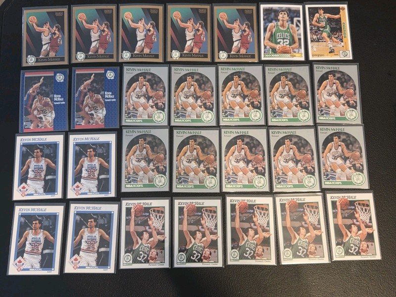 KEVIN McHALE Huge Lot of 28 Boston Celtics
