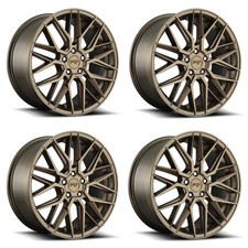 Set 4 Niche M191 Gamma 19x9.5 5x112 Matte Bronze Wheels 19 48mm Rims