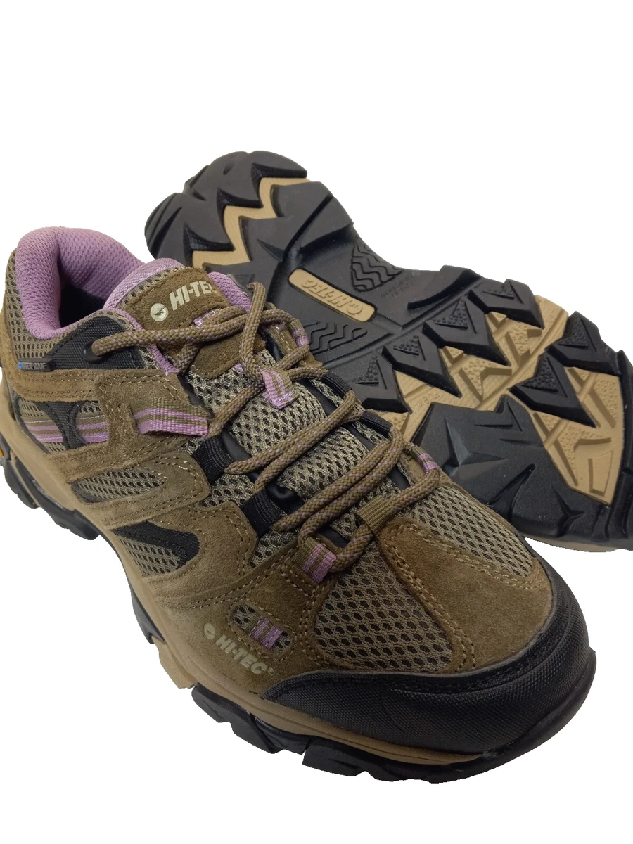 Bottes De Randonnée Hi-Tec Femme UK 4 – Trail Marron Cuir Et Daim