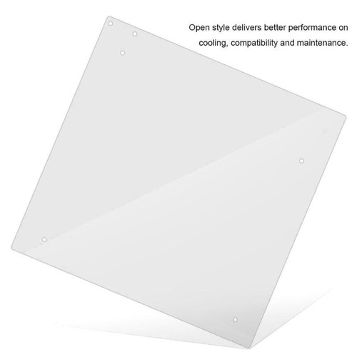 Transparent Acrylic Computer Case for ATX M-ATX ITX Motherboard DIY PC Build - Afbeelding 3 van 10