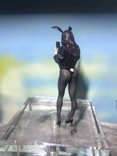1/18 Figures Model Sexy Bunny Girl 4" Resin Figurines For Cars Vehicles Toys - Picture 3 of 8