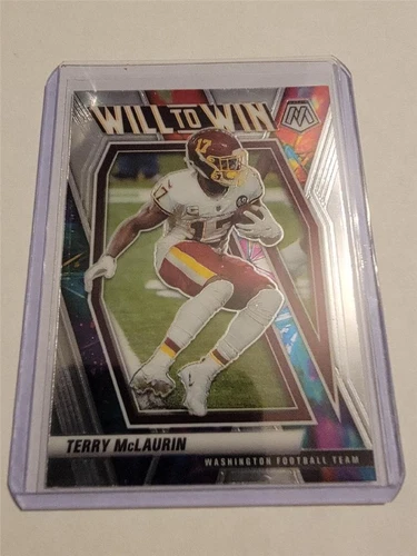 2021 Panini Mosaic Terry McLaurin Will to Win #WW-15