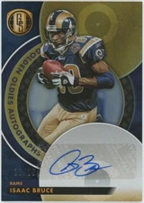 2023 Gold Standard ISAAC BRUCE Gold Prizm Auto Autograph SSP Rams HOF 10/10