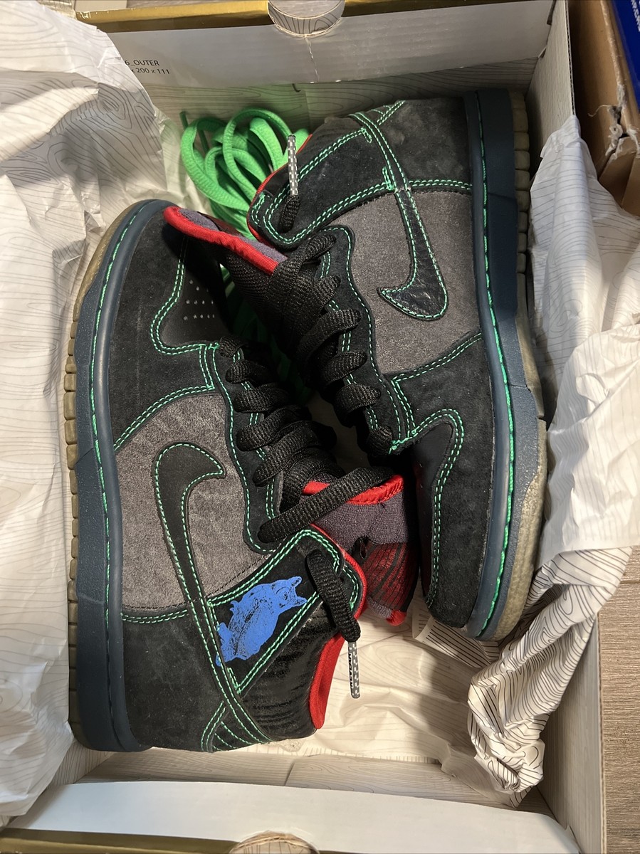 Size Nike SB Dunk High Premium Twin Peaks 2008 UK