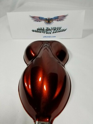 All Kandy's Phoenix Orange Dark Silver Glowin Base Wet Wet Clear Quart Kit