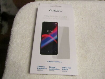 T Mobile Quikcell REELV 4+ Tempered Glass Screen Protection NEW GPC2001