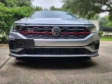 Front Mount Tow Hook License Plate Mount Bracket For VW Jetta Sedan 2019-2021