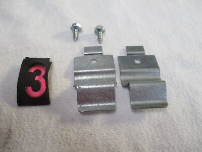 2 WHIRLPOOL DRYER PANEL HINGES 238088 Admiral Kenmore Dryer Top Hinge WP8066217 