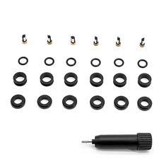 Juego de 6 sellos de reparación de inyector de combustible para Suzuki Grand Vitara Chevrolet Tracker