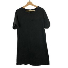 Elodie Faded Black Short Sleeve Mini T-Shirt Dress M