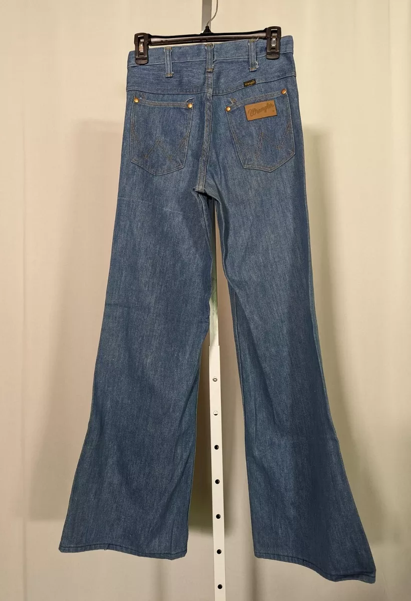 60's Bell Bottom Vintage Jeans RARE Rainbow Woodstock Era Hip