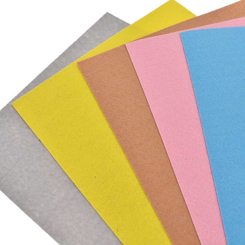 21*30cm A4 Glitter Felt Needle-Punched Nonwoven Felt Fabric For DIY Sewing - Image 4 of 4