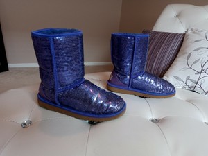 purple sequin ugg boots