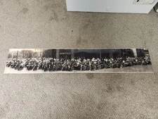 1932 GYPSY MOTORCYCLE TOUR CLEVELAND OHIO PANORAMIC PHOTO PRINT HARLEY DAVIDSON