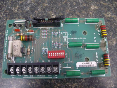 EMERSON INDUSTRIAL 02-766380-00 MONITOR PC BOARD IS REPAIRED 30 DAY WARRANTY