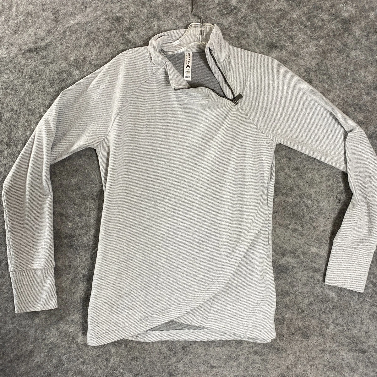 Kyodan Outdoor Women s Pullover Size Small Gray Asymmetrical