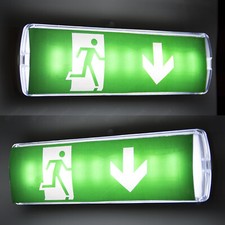 LED Notleuchte Fluchtwegleuchte Notbeleuchtung Notausgang Exit Notlicht Akku CE