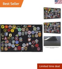Heavy-Duty Nylon Patch Board 24x36 - Hook and Loop Display for Morale Patches