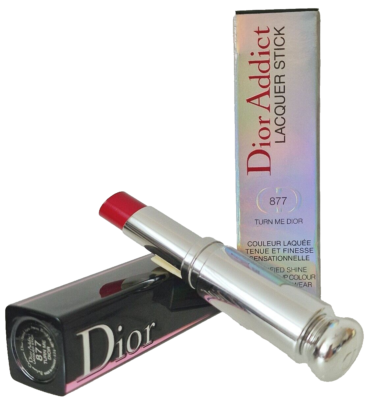DIOR ADDICT Lipstick Lacquer Stick 877 Turn Me Dior 3.2g Brand New