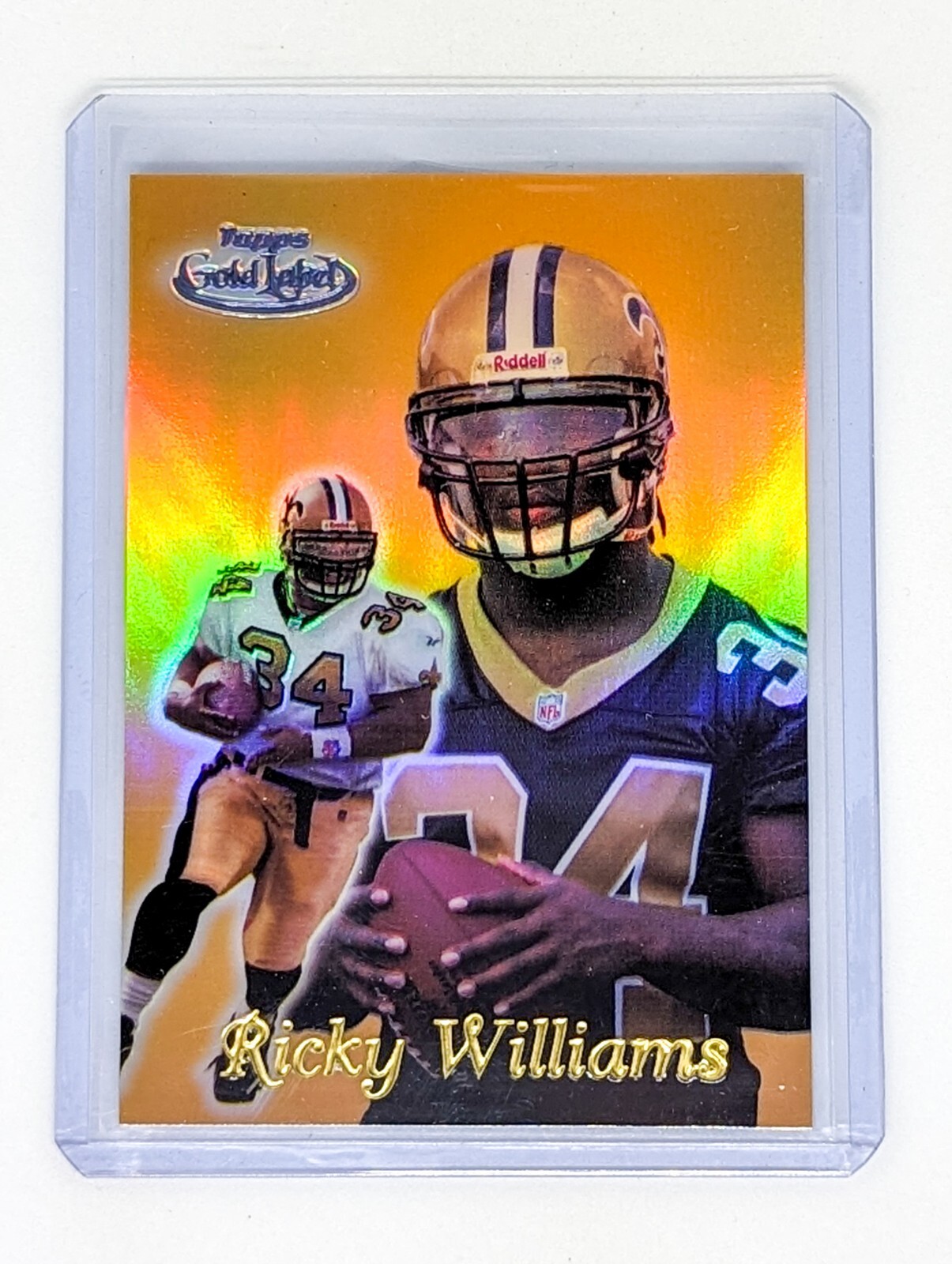 Ricky Williams Topps Gold Label Class 3 #70 Class 3-Black Label