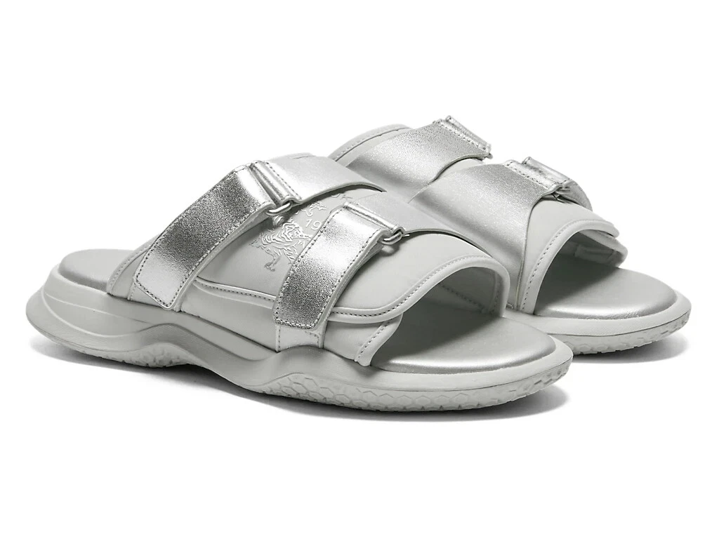 ASICS Onitsuka Tiger OHBORI SLIDER 2.0 ARGENTO PURO GRIGIO GHIACCIAIO sandalo unisex JP