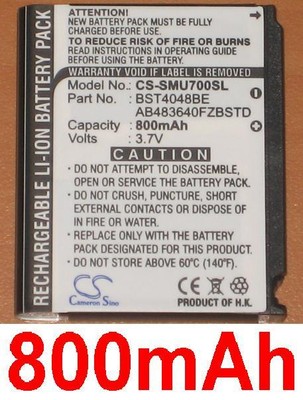 Batterie 800mAh Pour Sharp SoftBank 922SH – Modèles SHBBE1, SHBBG1