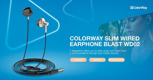 COLORWAY In-Ear Kopfhörer WD02, 3,5 mm, Eingebautes Mikrofon, Kabelsteuerung - Bild 2 von 6