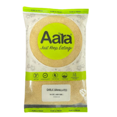 Aara Garlic Granulated (sku 7oz, 14oz) Highly Pungent with Free Shipping
