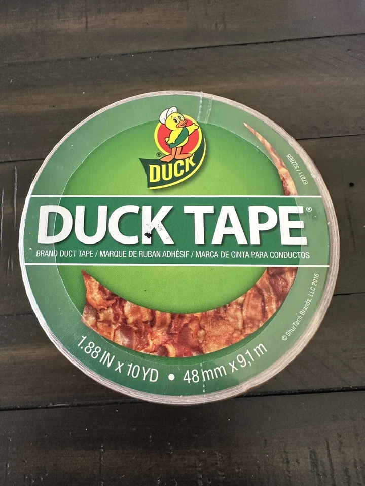 Juego de regalo de 5 piezas para amantes del tocino vendajes hilo dental papel higiénico pato cinta caja rojo blanco cerdo Foto 3 de 4