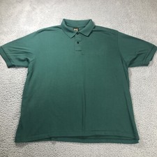 Nemesis Heavyweight Vintage Shirt Mens L Green Polo 50/50 Made in USA