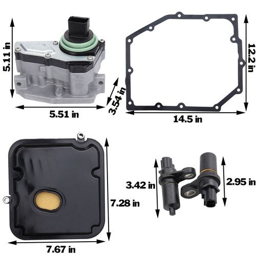 42RLE Trans Shift Solenoid Block Pack Kit For Chrysler Dodge Jeep Wrangler 03-up - Foto 2 di 12