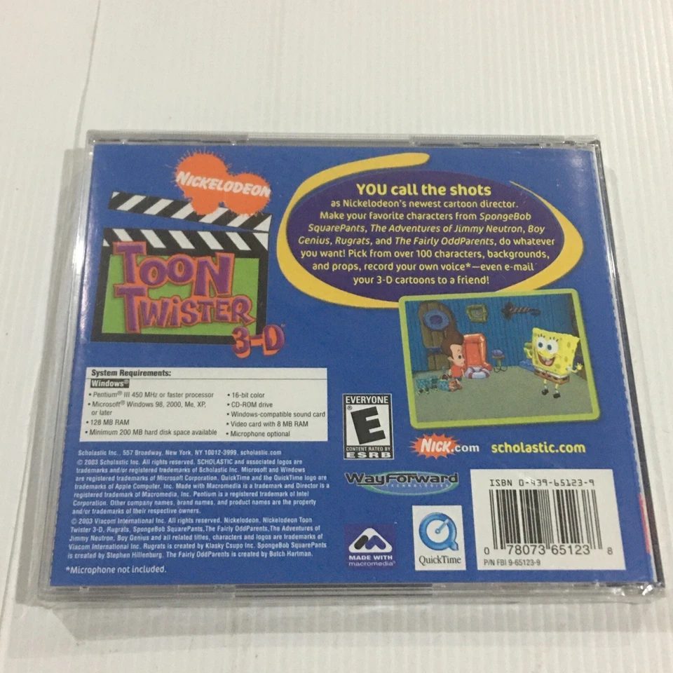 Scholastic Toon Twister 3-D PC CD-Rom Windows - Image 3 of 4