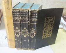 3Vols,LORNA DOONE; A ROMANCE Of EXMOOR,1900,R.D. Blackmore.Illust