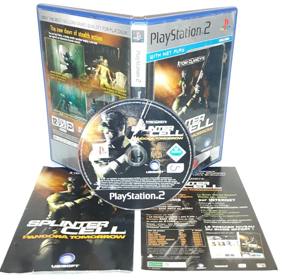 SPLINTER CELL PANDORA TOMORROW - Playstation 2 Ps2 Play Station Gioco Game
