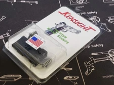 BoMar BMCS 1911 Kensight Night Sight Set - Beveled Blade - Tritium 0.200" Front