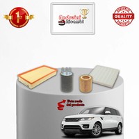 KIT Wartung 4 Filter Land Rover Range Rover Sport II 3.0 D Hybrid 225KW 2015