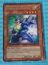 Hyper Synchron CRMS-EN003 Silver Rare Yu-Gi-Oh Card 1st Edition New