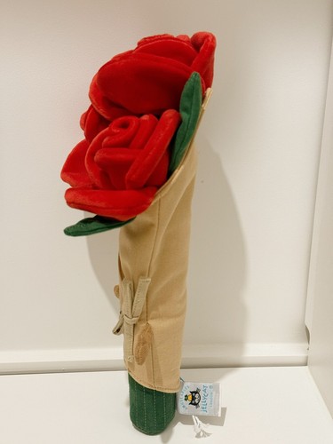 JELLYCAT Amuseables Rose Bouquet-Anniversary Gift-NWTags&Protector Fast Shipping - Picture 4 of 6