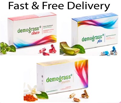 3 Pack DEMOGRASS  clasic, plus premier SUPPLEMENTS 90 CAPS 500mg Exp 2026 Up
