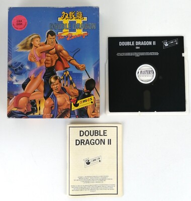 Double Dragon 2 - Video-Spiel - C64 - Virgin Games - 1989 - Seltene