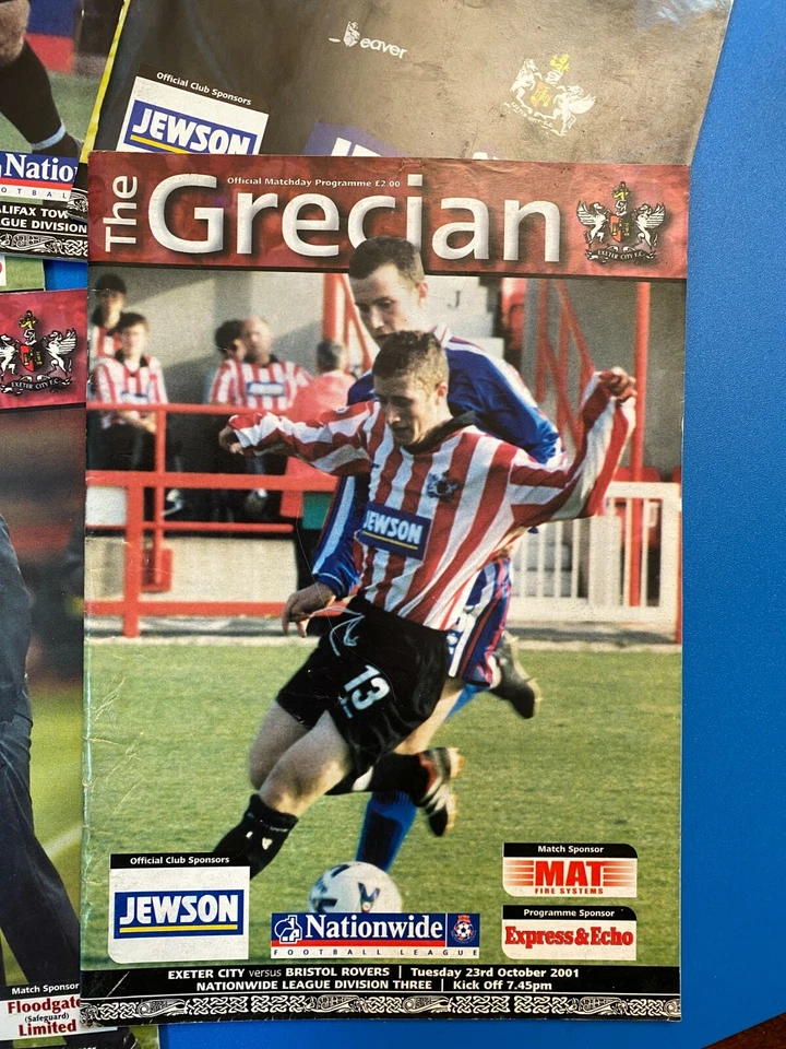 EXETER CITY FC Programme Bundle  2001/02 - 14 Home & 2 Away +  Signed Progs #1 - Image 4 of 4