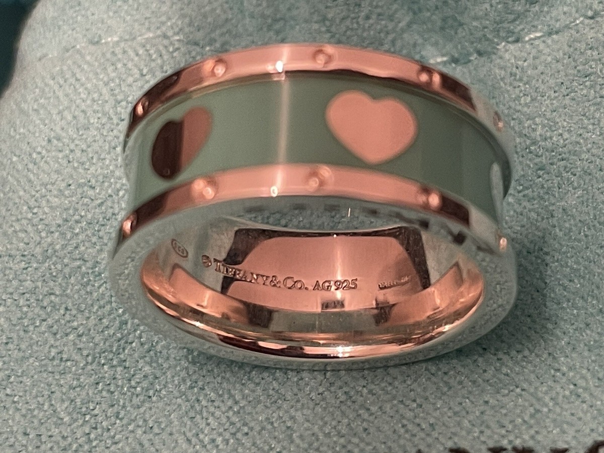 TIFFANY & CO. ティファニー リング Sv925 7号 4800725A0093 Tiffany & Co. Tiffany 925 Sterling Silver 7.9 mm Band | eBay
